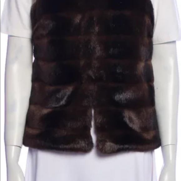 MICHAEL KORS FAUX FUR VEST NWOT LARGE - Picture 14 of 16